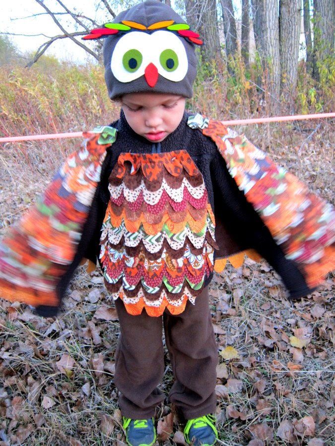 DIY Owl costume Emily Murphy Pottery Blog