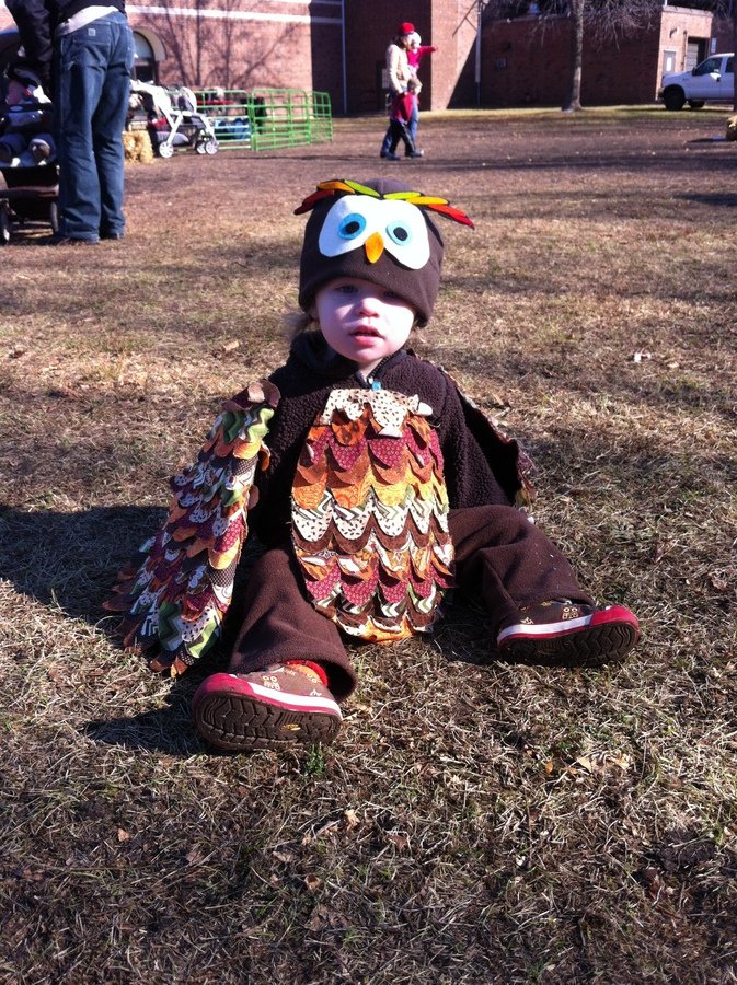 homemade owl costume Emily Murphy Pottery Blog
