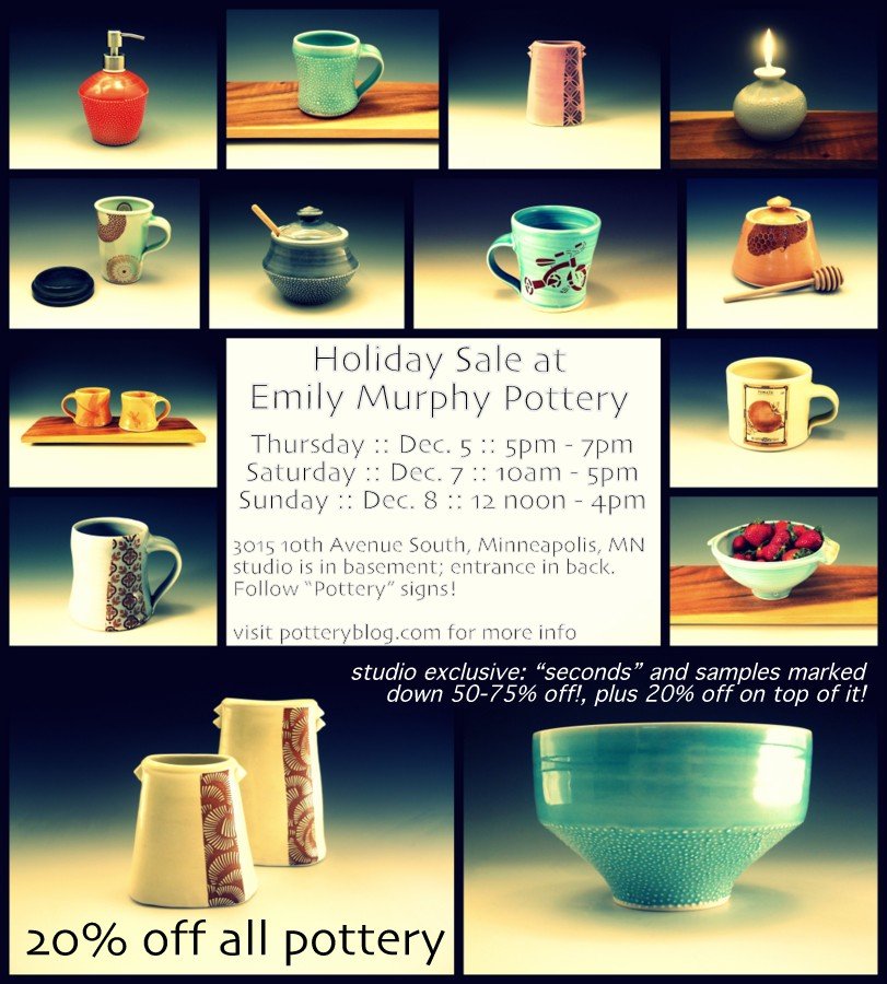Emily Murphy Pottery Studio Sale